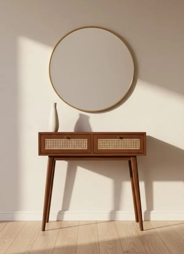 Mango_Wood_And_Cane_Woven_2_Drawer_Nightstand