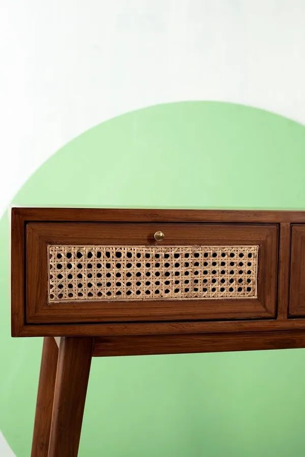Mango_Wood_And_Cane_Woven_2_Drawer_Nightstand