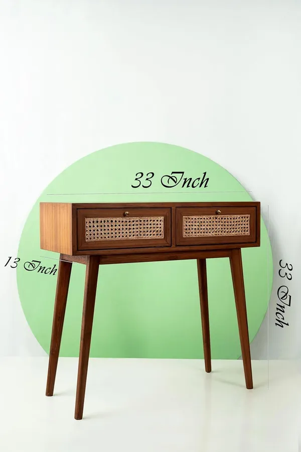 Mango_Wood_And_Cane_Woven_2_Drawer_Nightstand