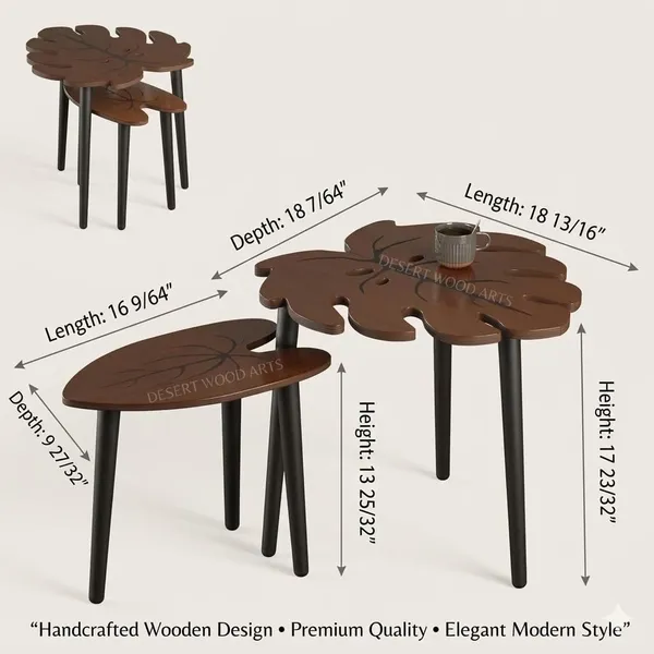 Mango_Wood_Leaf_Design_Nesting_Coffee_Table_Set_Of_2