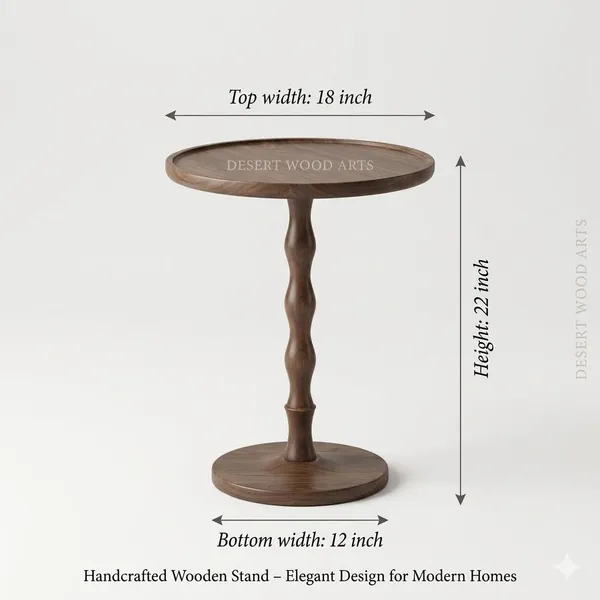 Mango_Wood_Brown_Foldable_Round_Side_Table