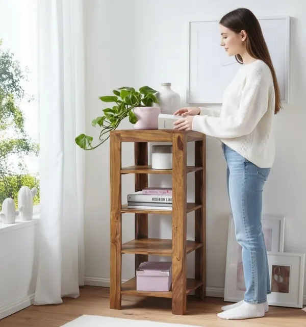 Mango_Wood_Natural_Brown_Corner_Shelf_Bookcase