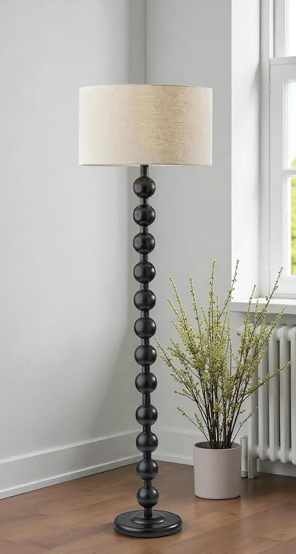Mango_Wood_Modern_Bead_Style_Floor_Lamp_With_Fabric_Shade
