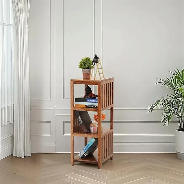 Mango_Wood_Natural_Brown_4_Tier_Open_Bookshelf