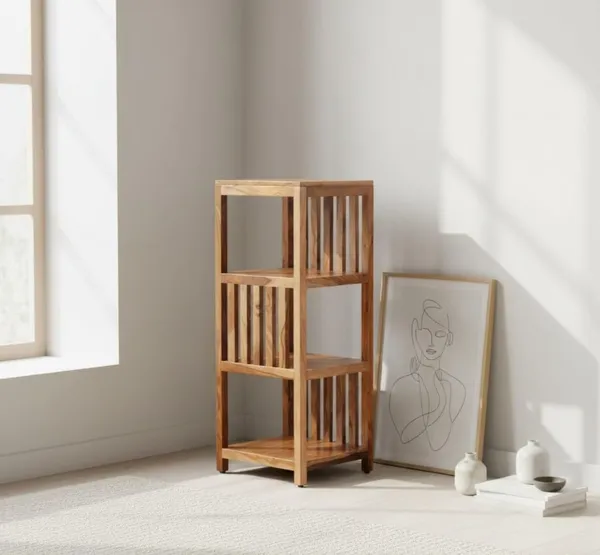 Mango_Wood_Natural_Brown_4_Tier_Open_Bookshelf