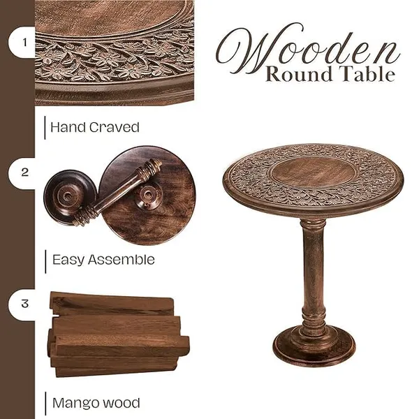 Mango_Wood_Modern_Brown_Round_Coffee_Table