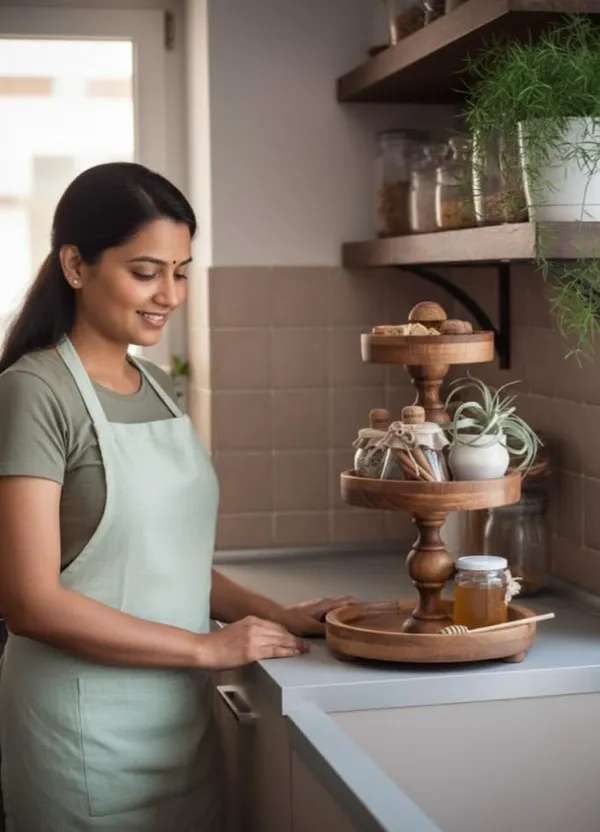 Mango_Wood_Rustic_Three_Tier_Foldable_Cake_Stand