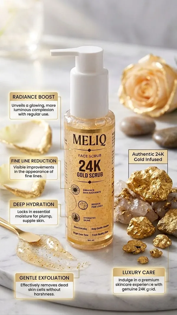 Meliq_24K_Gold_Glowing_Scrub_Facewash_–_Deep_Cleansing_&_Brightening_|_Exfoliating_&_Hydrating_|_Anti-Aging_&_Glow_Boosting