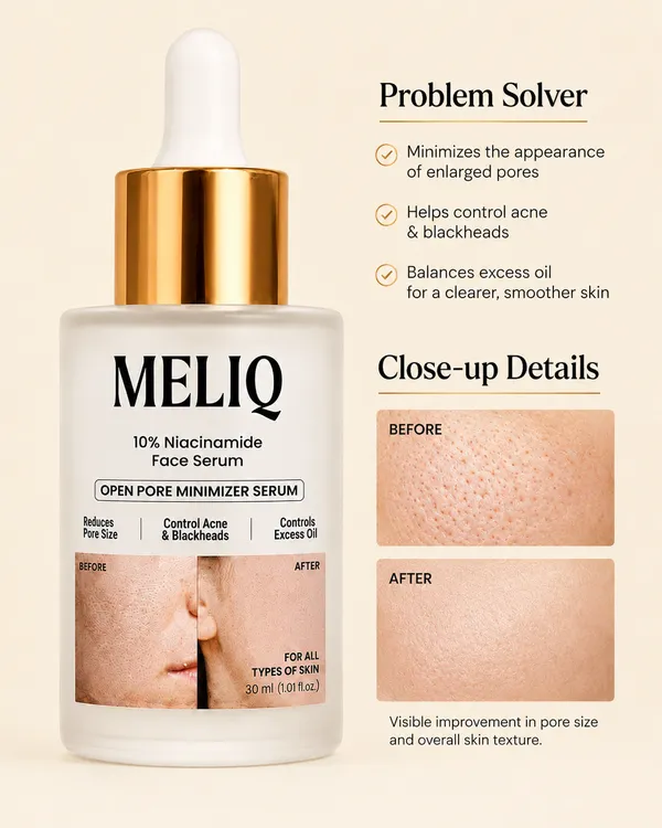 Meliq_10%_Niacinamide_Serum_with_Zinc_–_Reduces_Acne_Marks,_Controls_Oil_&_Minimizes_Pores_With_Gold_Scrub_Facewash_|_Vitamin_B3_for_Blemish-Free,_Clear_Skin