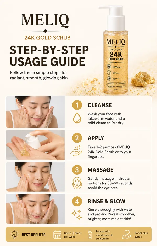Meliq_10%_Niacinamide_Serum_with_Zinc_–_Reduces_Acne_Marks,_Controls_Oil_&_Minimizes_Pores_With_Gold_Scrub_Facewash_|_Vitamin_B3_for_Blemish-Free,_Clear_Skin