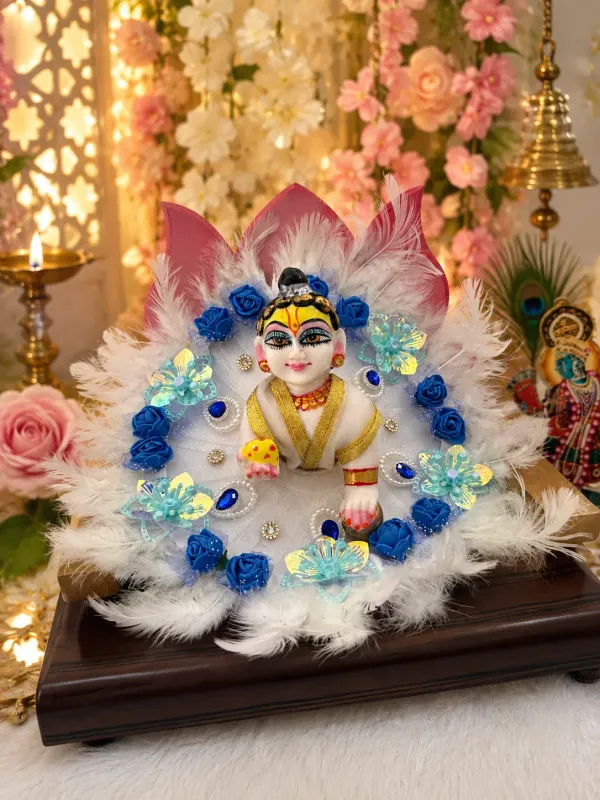 White_And_Blue_Premium_Poshak_For_Laddu_Gopal_Ji