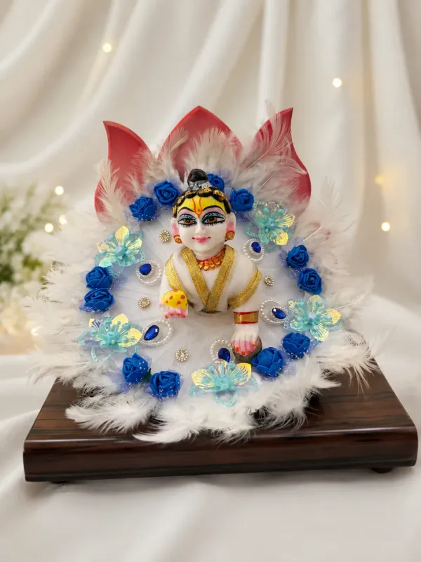 White_And_Blue_Premium_Poshak_For_Laddu_Gopal_Ji