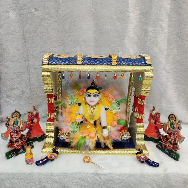 White_And_Blue_Premium_Poshak_For_Laddu_Gopal_Ji