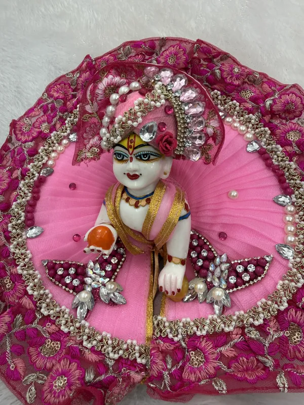 Baby_pink_poshak_with_butterfly_design