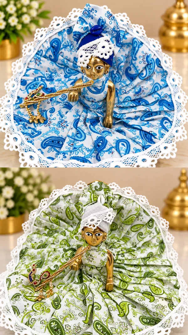 Blue_and_green_premium_cotton_poshak_for_your_laddu_ji_pack_of_2