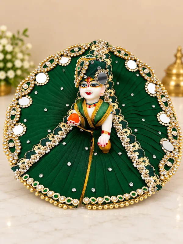 Dark_green_poshak_for_laddu_gopal_ji