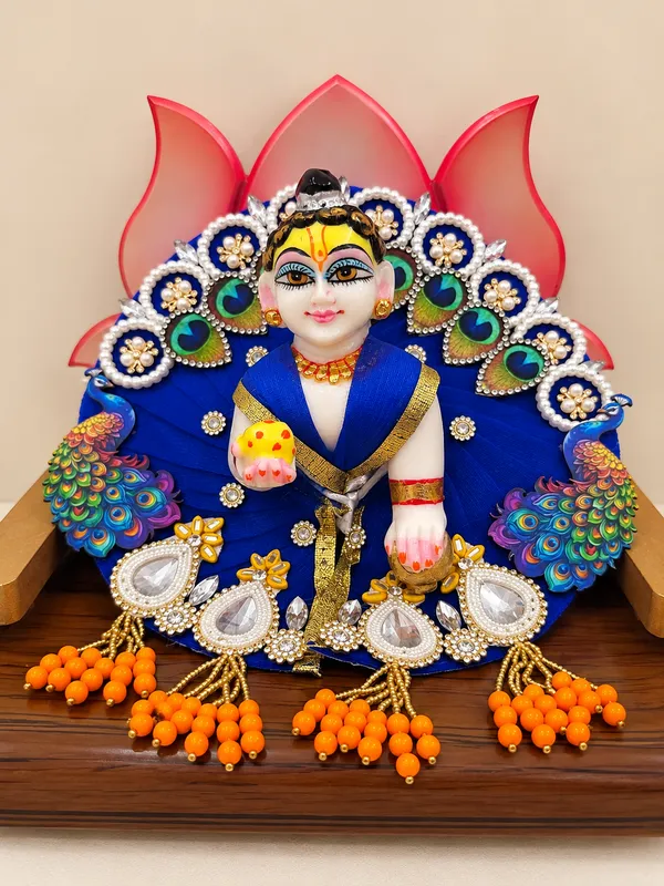 Multi_colour_morr_design_poshak_for_laddu_gopal_ji