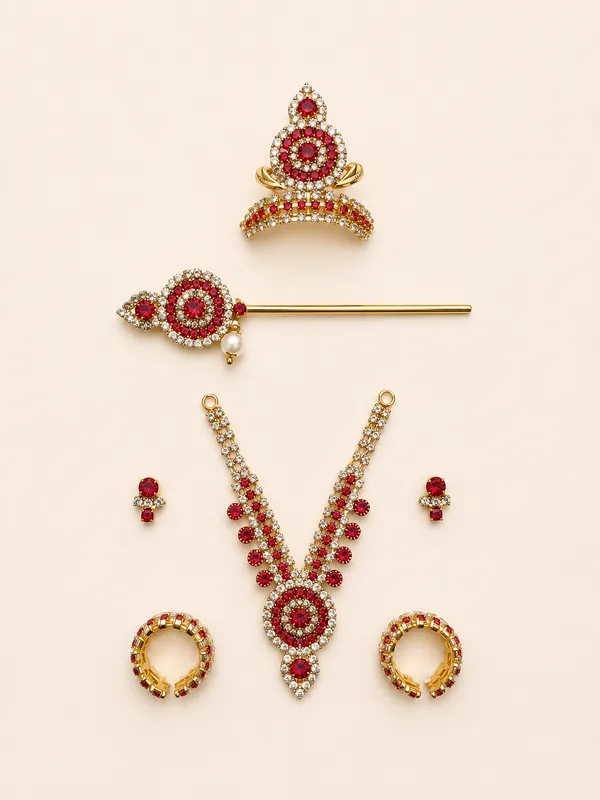 Multicolour_Premium_Sringar_Set_For_Ladoo_Gopla_Ji_Set_Of_2