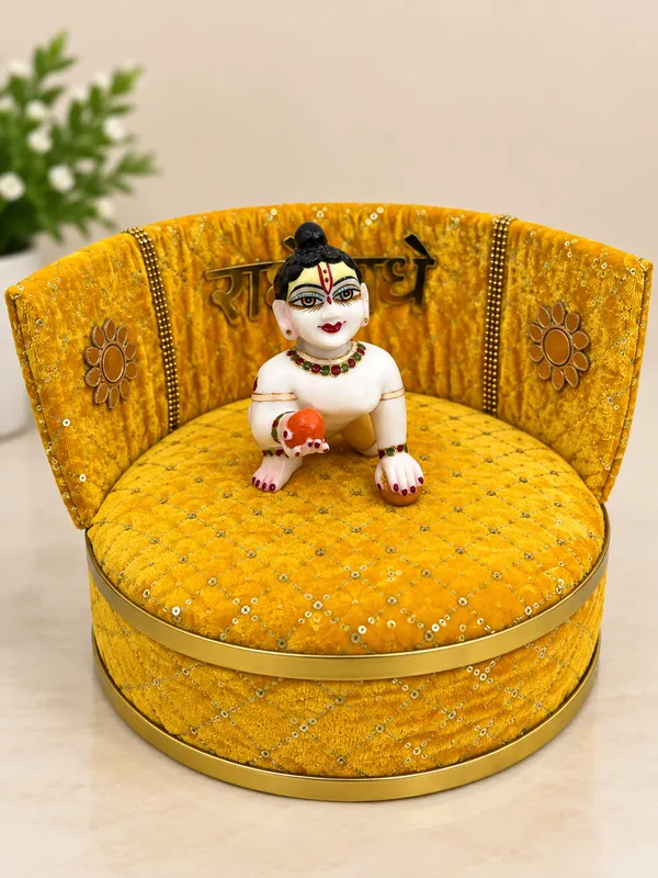 Yellow_Sinhasan_For_Daily_Seva_For_Ladoo_Gopal_Ji