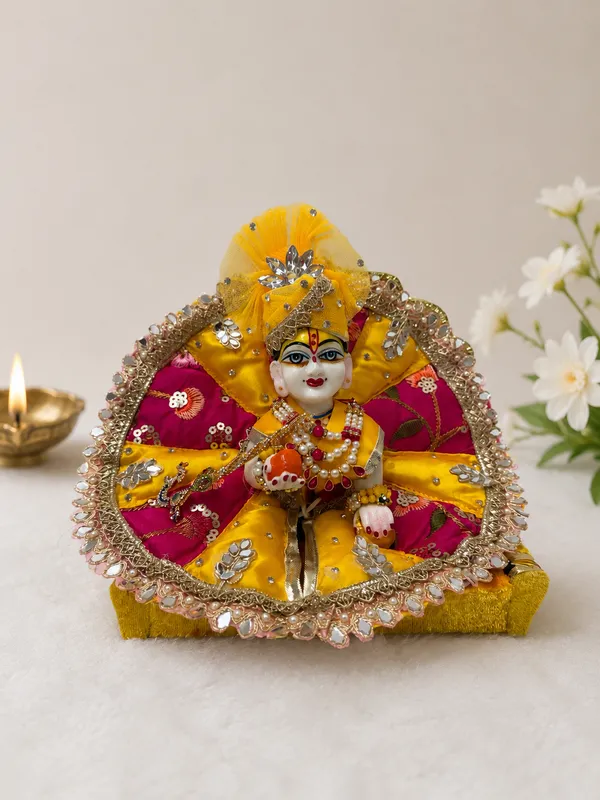 Yellow_Premium_Poshak_For_Laddu_Gopal_Ji_Pack_of_1