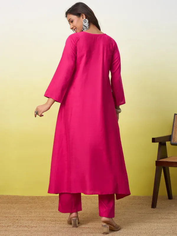 Pink_Cotton_Straight_Kurta_Pant_Set_For_Women