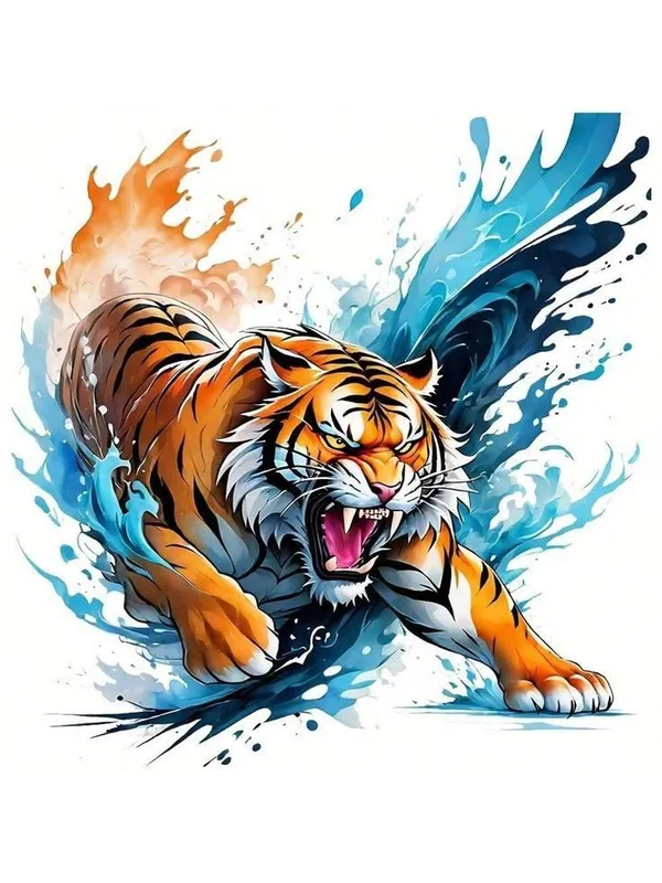 Tiger_Splash_Art_Print