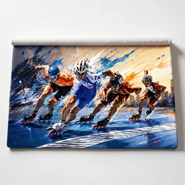Speed_Skating_Sports_Wall_Art