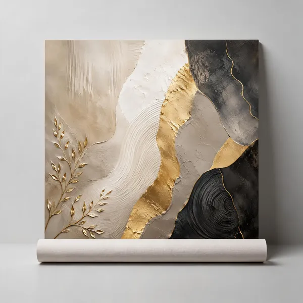 Textured_Abstract_Gold_Beige_Wall_Art