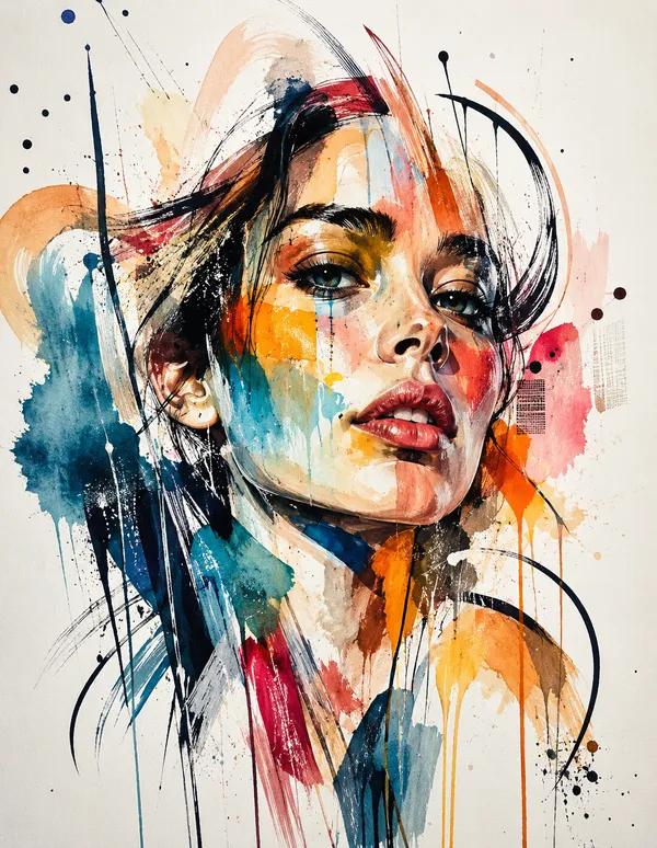 Multicolour_Abstract_Portrait_Wall_Art