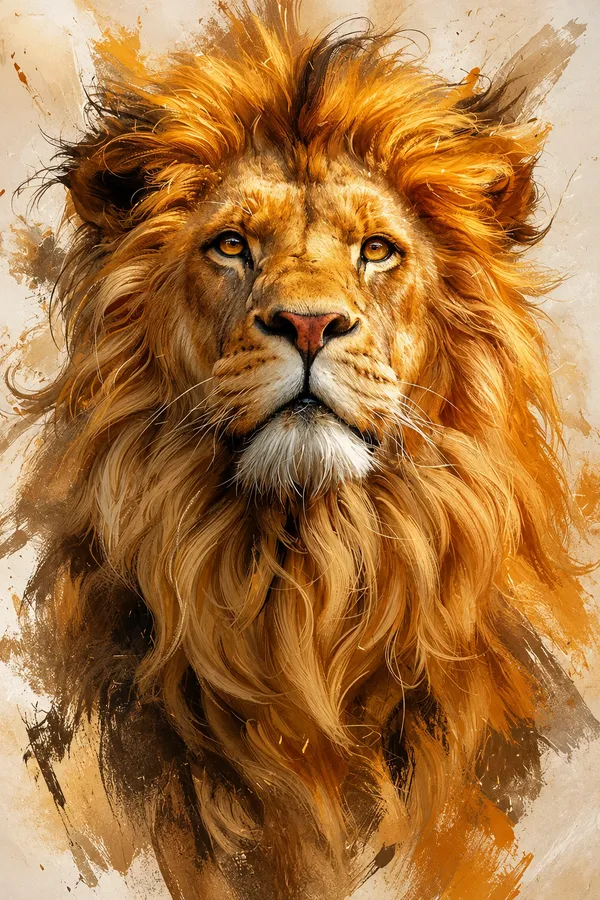 Golden_Lion_Portrait_Wall_Art