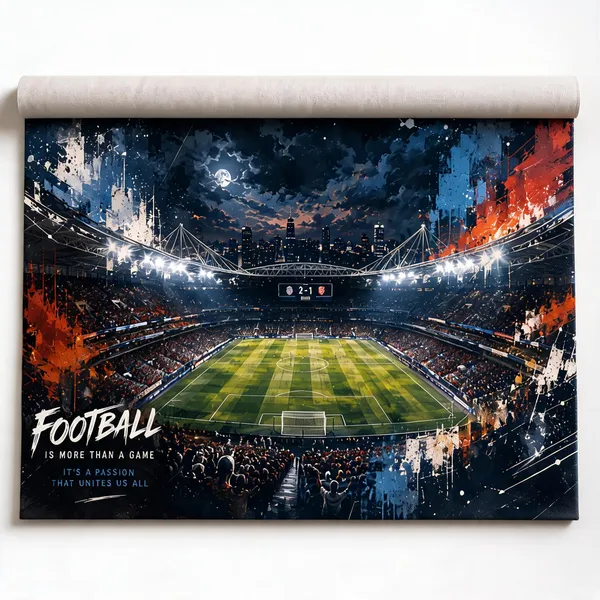 Football_Stadium_Night_Match_Wall_Art_Poster