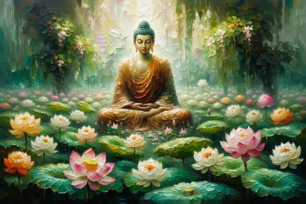 Buddha_Lotus_Pond_Meditation_Wall_Art