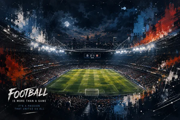 Football_Stadium_Night_Match_Wall_Art_Poster