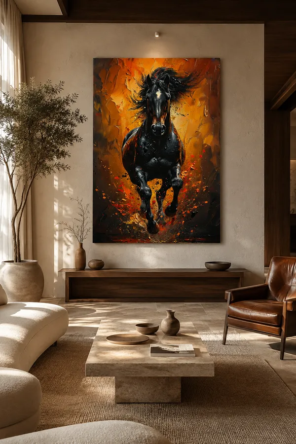 Black_Horse_Abstract_Wall_Art
