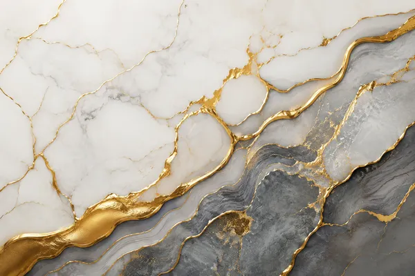 Abstract_White_Grey_And_Gold_Marble_Wall_Art