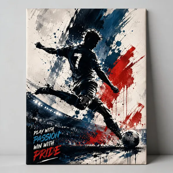 Football_Player_Passion_Pride_Wall_Poster