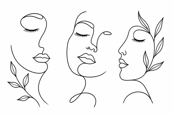 Monochrome_Line_Art_Botanical_Face_Wall_Art