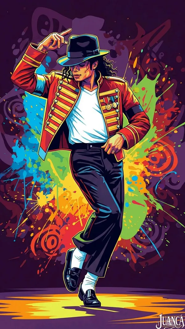 Pop_Art_Dancer_Illustration_Wall_Art_Print
