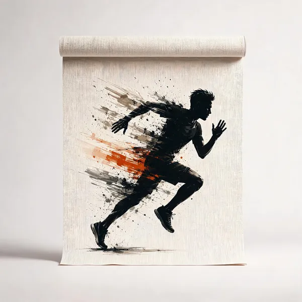 Abstract_Running_Figure_Wall_Art