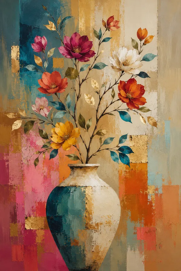 Abstract_Floral_Vase_Wall_Art