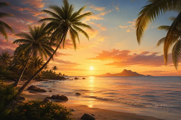 Tropical_Sunset_Beach_Wall_Art