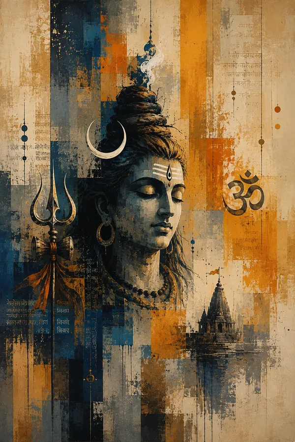 Abstract_Spiritual_Lord_Shiva_Wall_Art