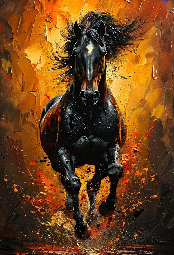 Black_Horse_Abstract_Wall_Art