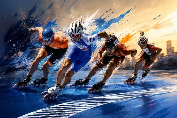 Speed_Skating_Sports_Wall_Art