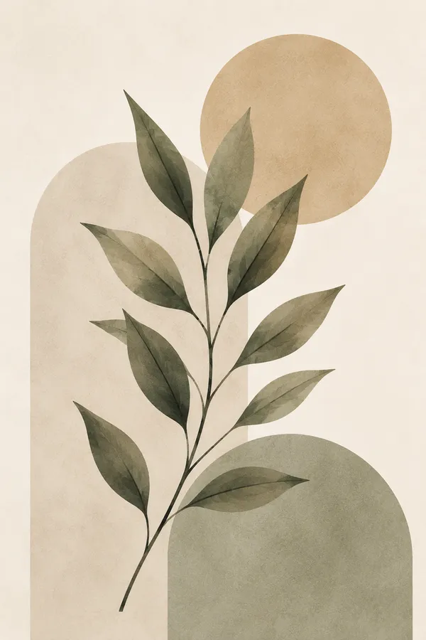 Beige_Botanical_Abstract_Wall_Art_Print