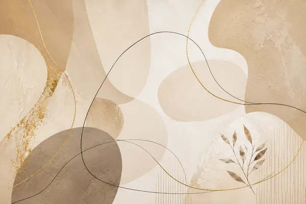 Abstract_Beige_Botanical_Print_Wall_Art