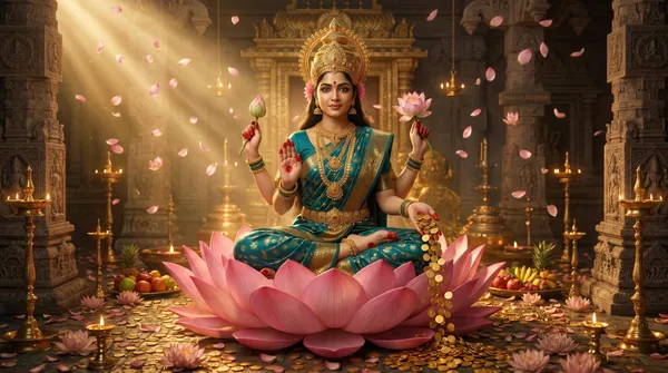 Goddess_Lakshmi_Temple_Devotional_Artwork