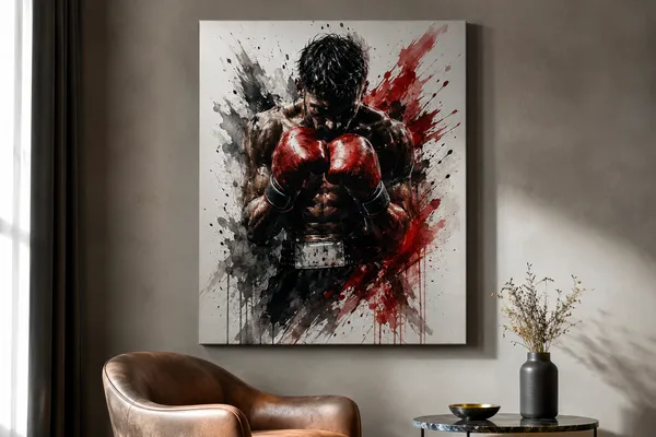 Boxing_Fighter_Graphic_Wall_Poster