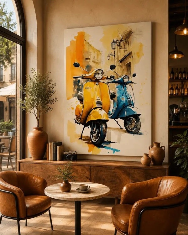 Watercolor_Scooter_Illustration_Wall_Art