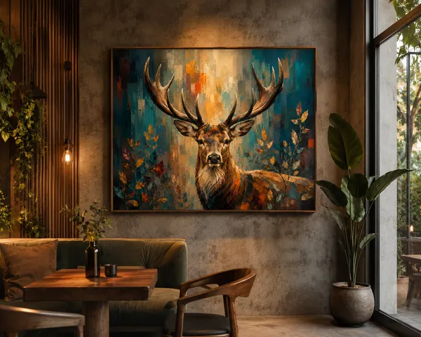 Deer_Abstract_Wall_Art